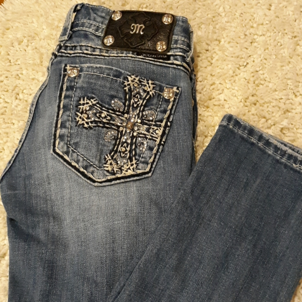 Miss ME CROPPED JEANS